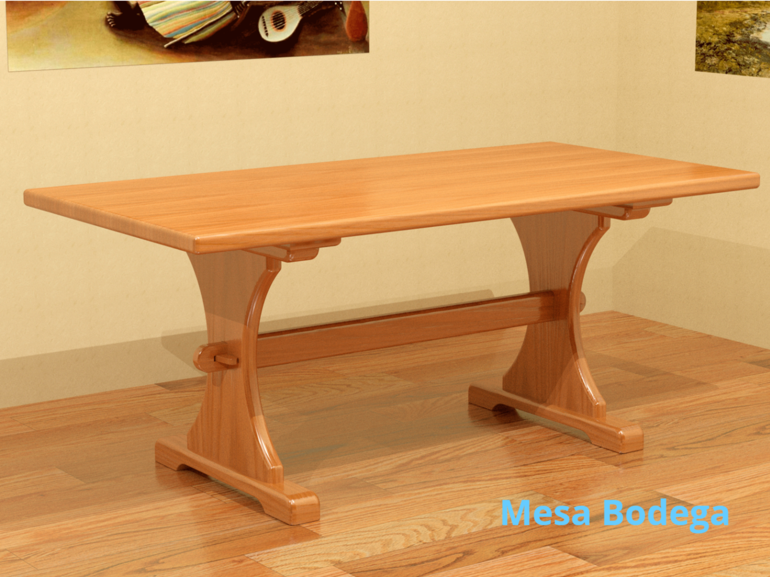 Mesa, mesa bodega, mesa bodega madera maciza, pino, mesa pino, bodega