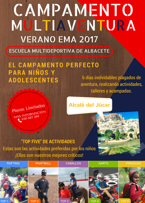 EMA Summer Camp Multiadventure 2017.