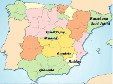 Delegaciones en España