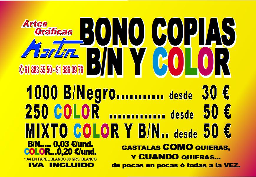 Bono Mixto 80 Grs B N Una Cara 0 03 O Color 0 15