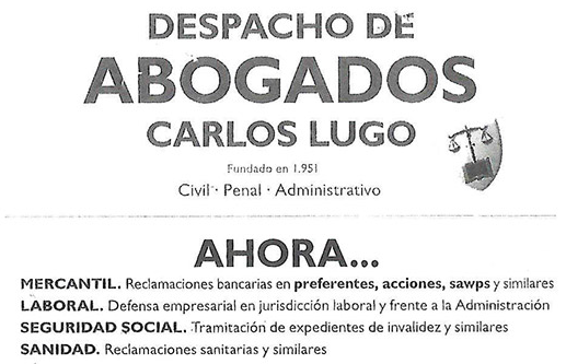 Despacho de Abogados Carlos Lugo
