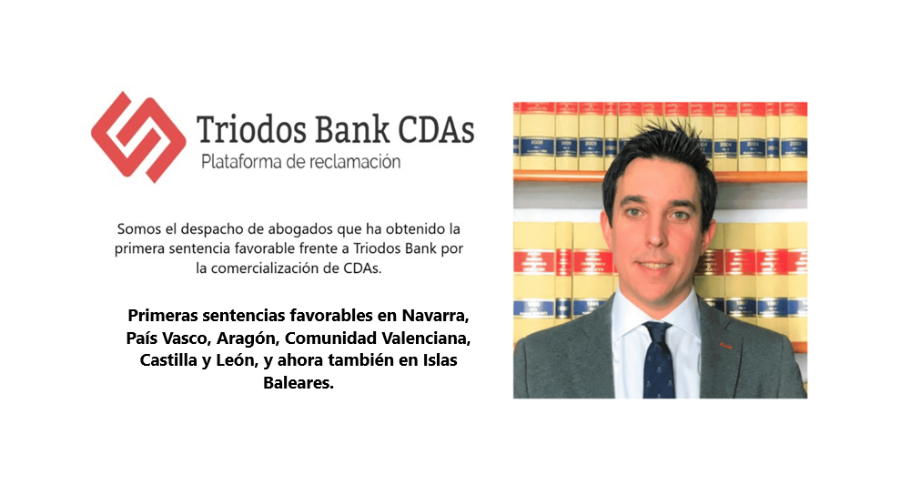 Primera sentencia favorable por CDAs de Triodos Bank en Islas Baleares