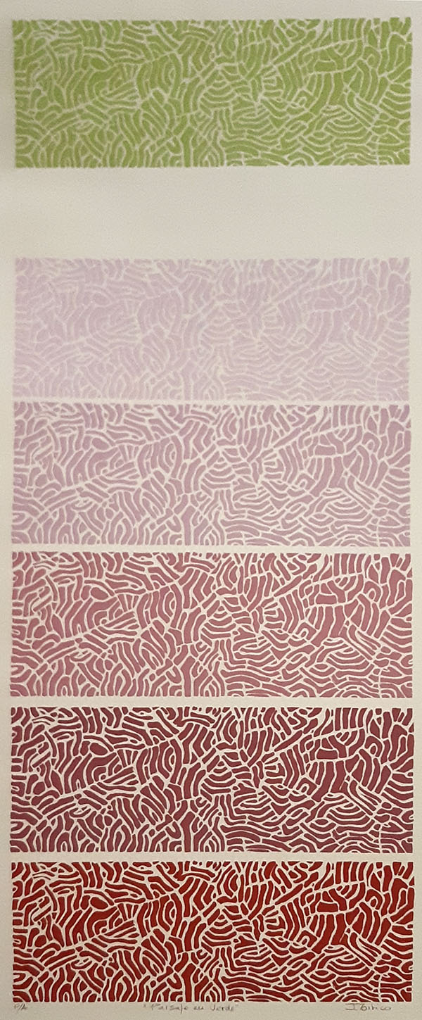 Serigrafía 57x22,5 cm, papel 69x34,5 cm