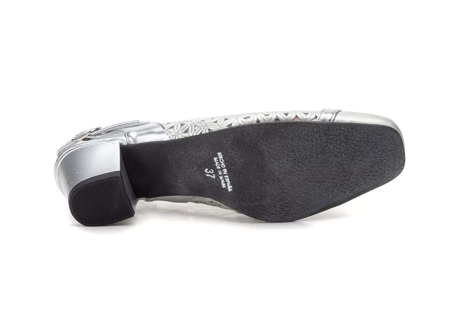 Zapato Plata Ancho Especial