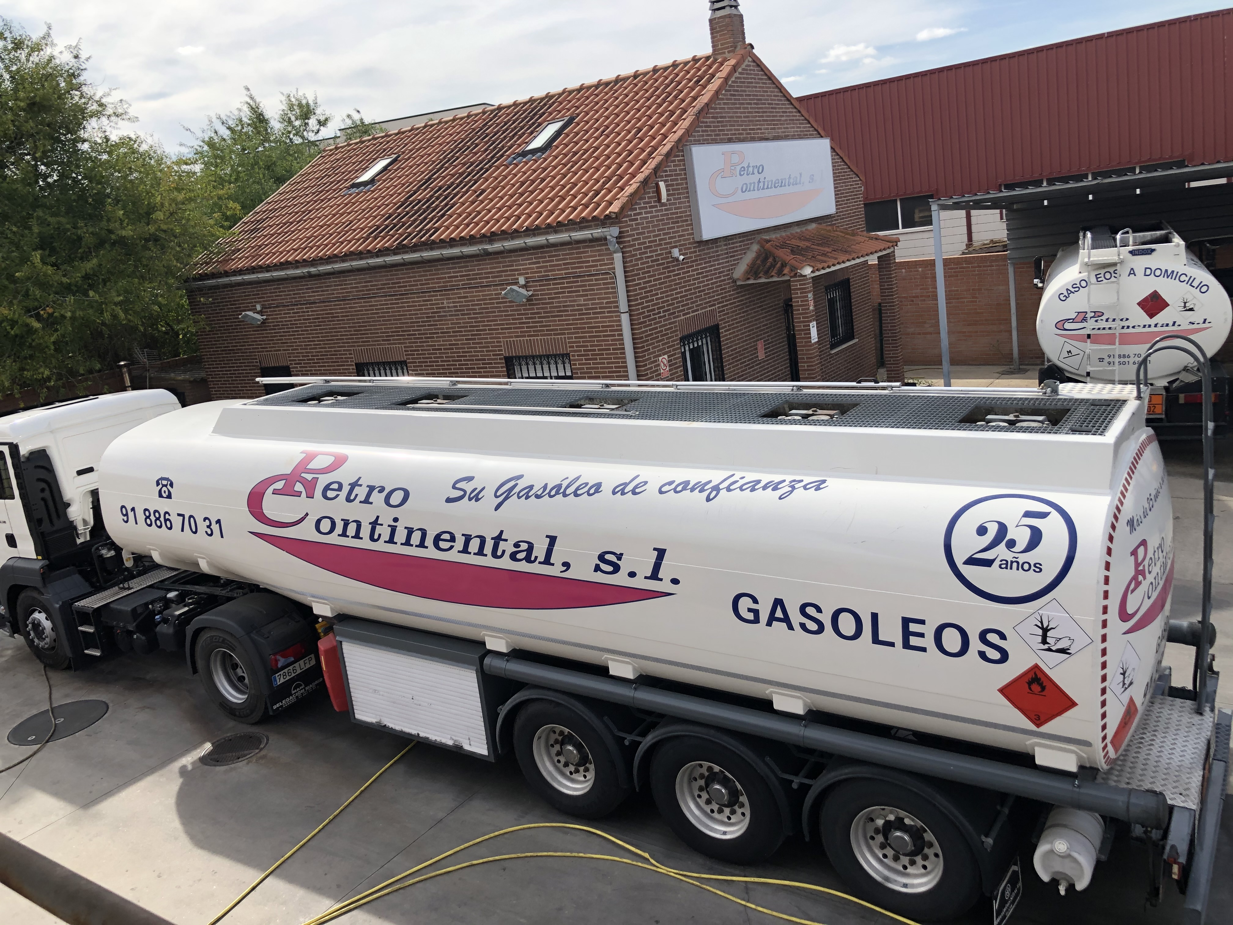 Transporte de gasoil en Madrid