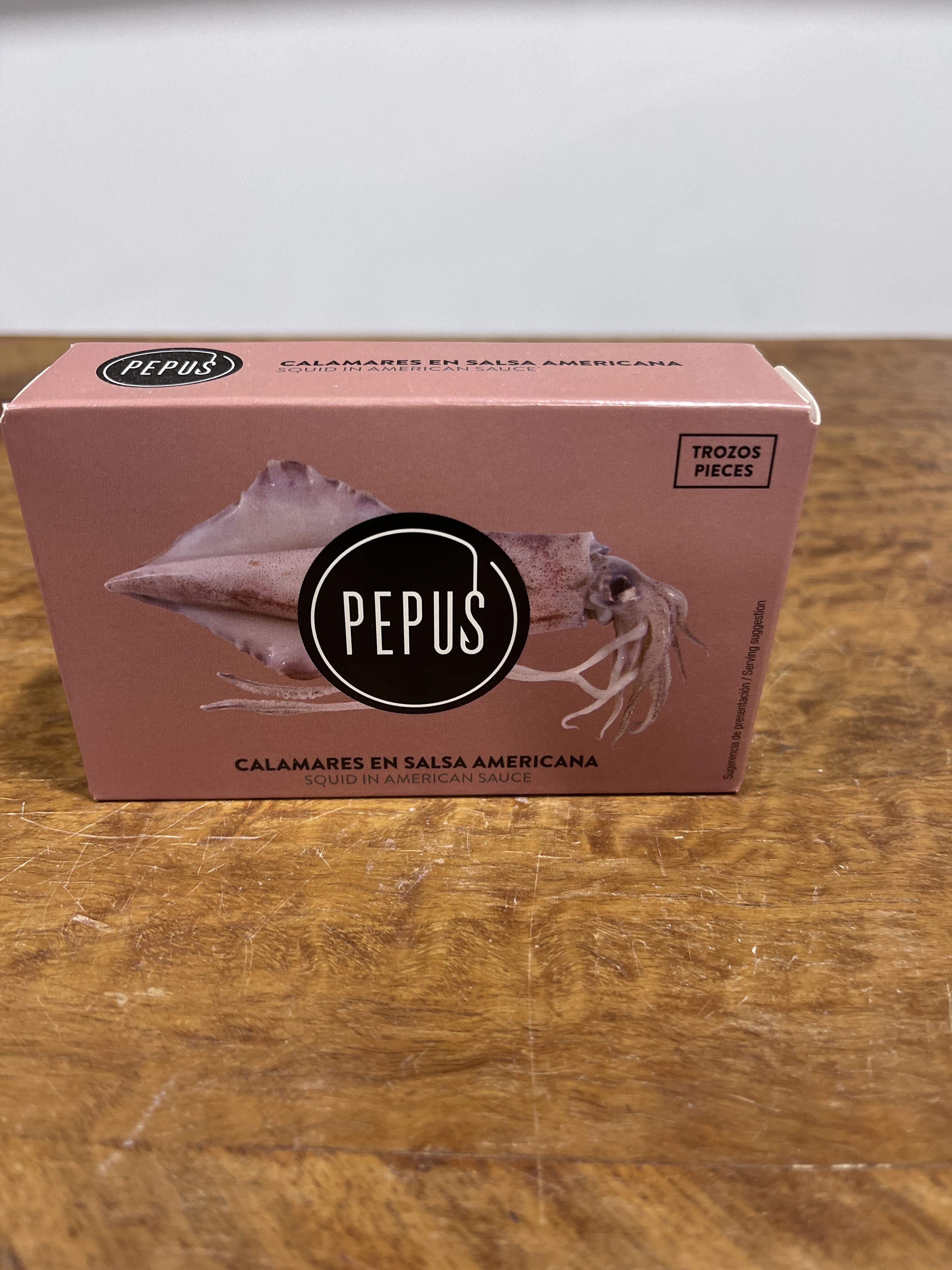 Calamares en salsa Americana Pepus
