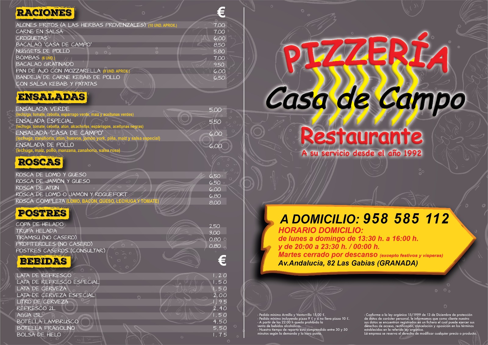 Pizzería Casa de Campo