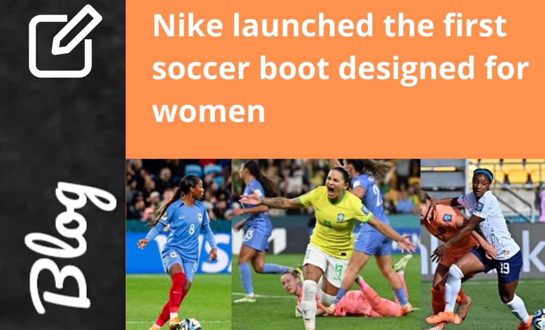 Nike launched the first soccer boot designed for women