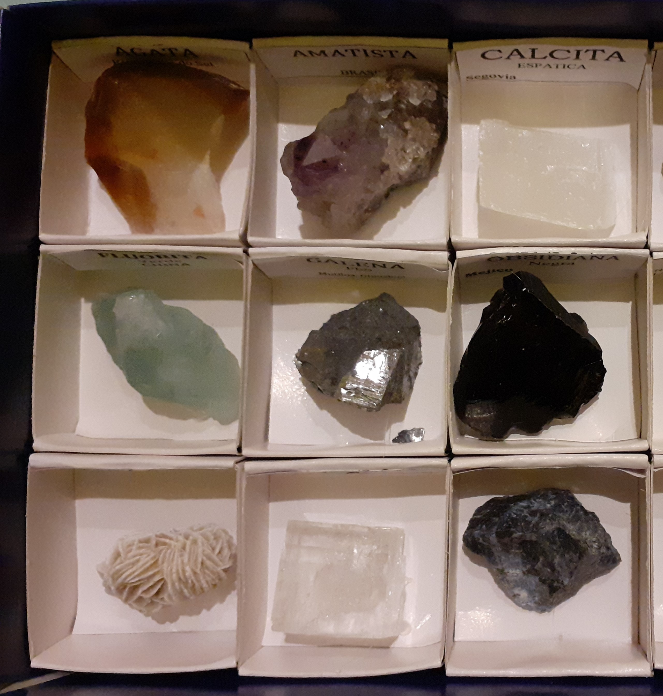 Colección de minerales del mundo