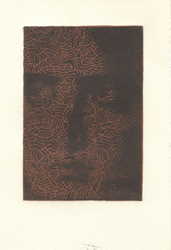 Linograbado 17x12 cm, papel 35x25 cm