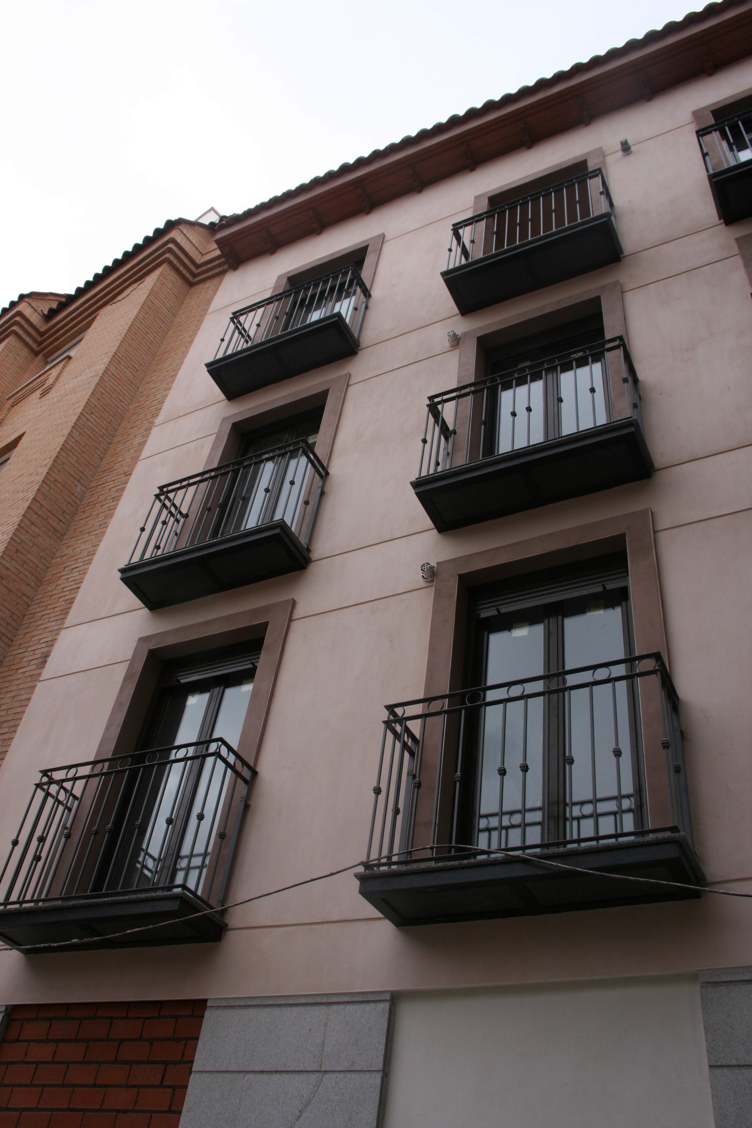balcones de hierro en terraza