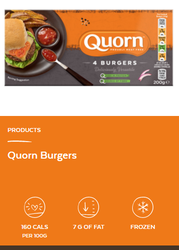 QUORN BURGERS