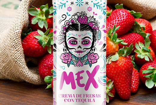 Crema de Fresas con Tequila MEX
