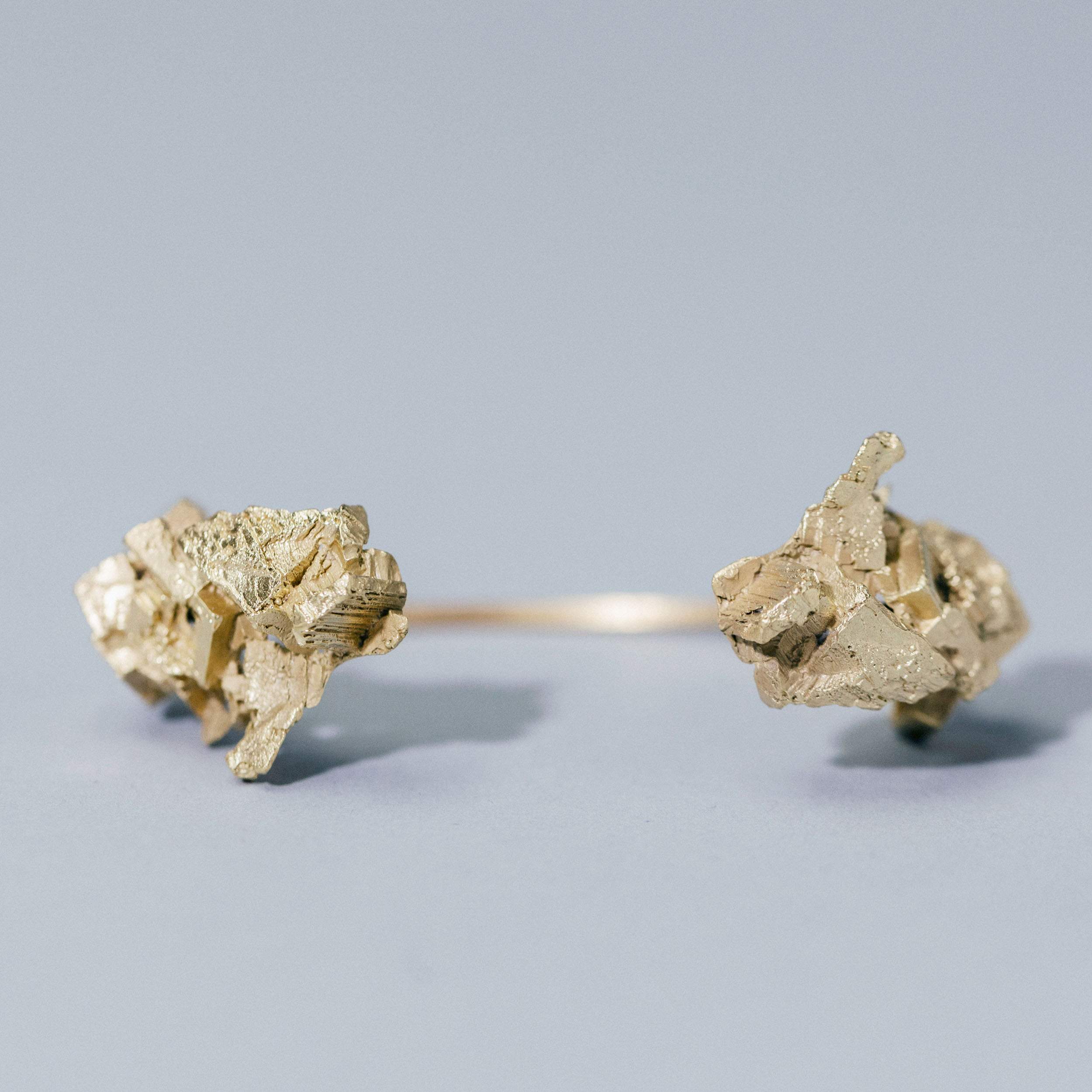 Single Gold Fluorites Bracelet