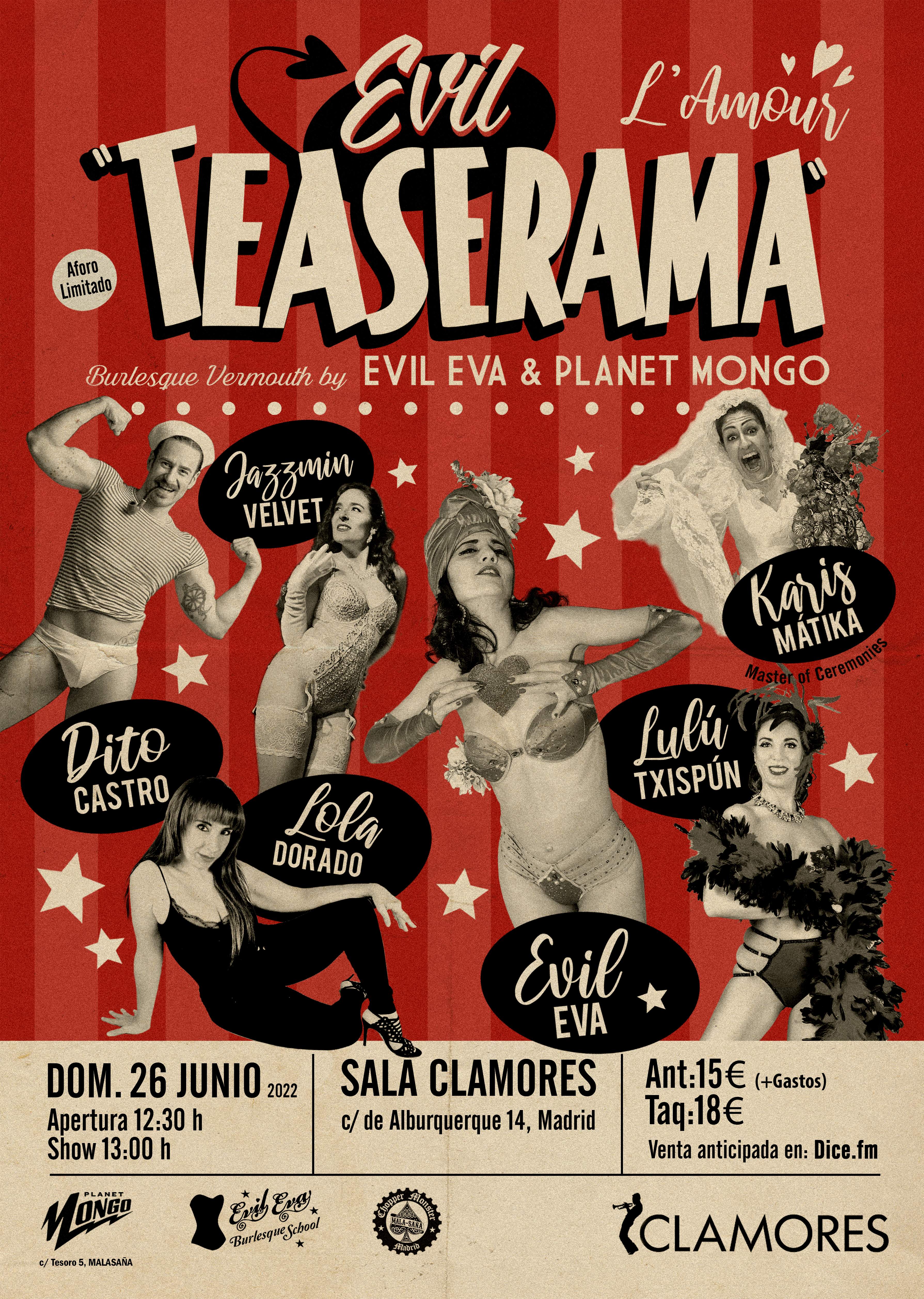 Evil Teaserama, Burlesque, Cabaret