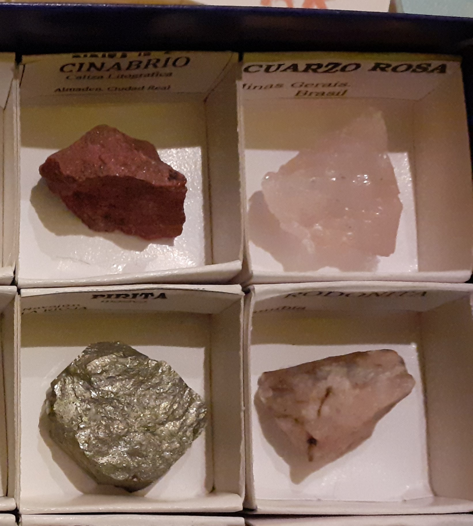 Colección de minerales del mundo