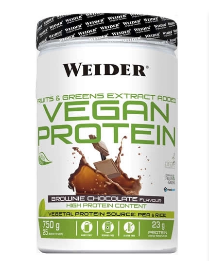 Weider Vegan protein Brownie chocolate