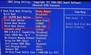 Cambiar el boot del ordenador en la BIOS