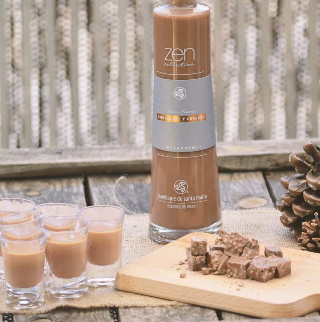 Licor chocolate y cereza Zen