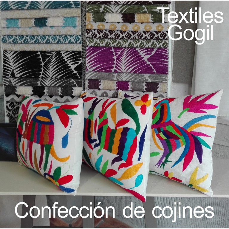 Cojines, almohadónes, colchonetas, etc... en Textiles Gogil. www.textilesgogi.es