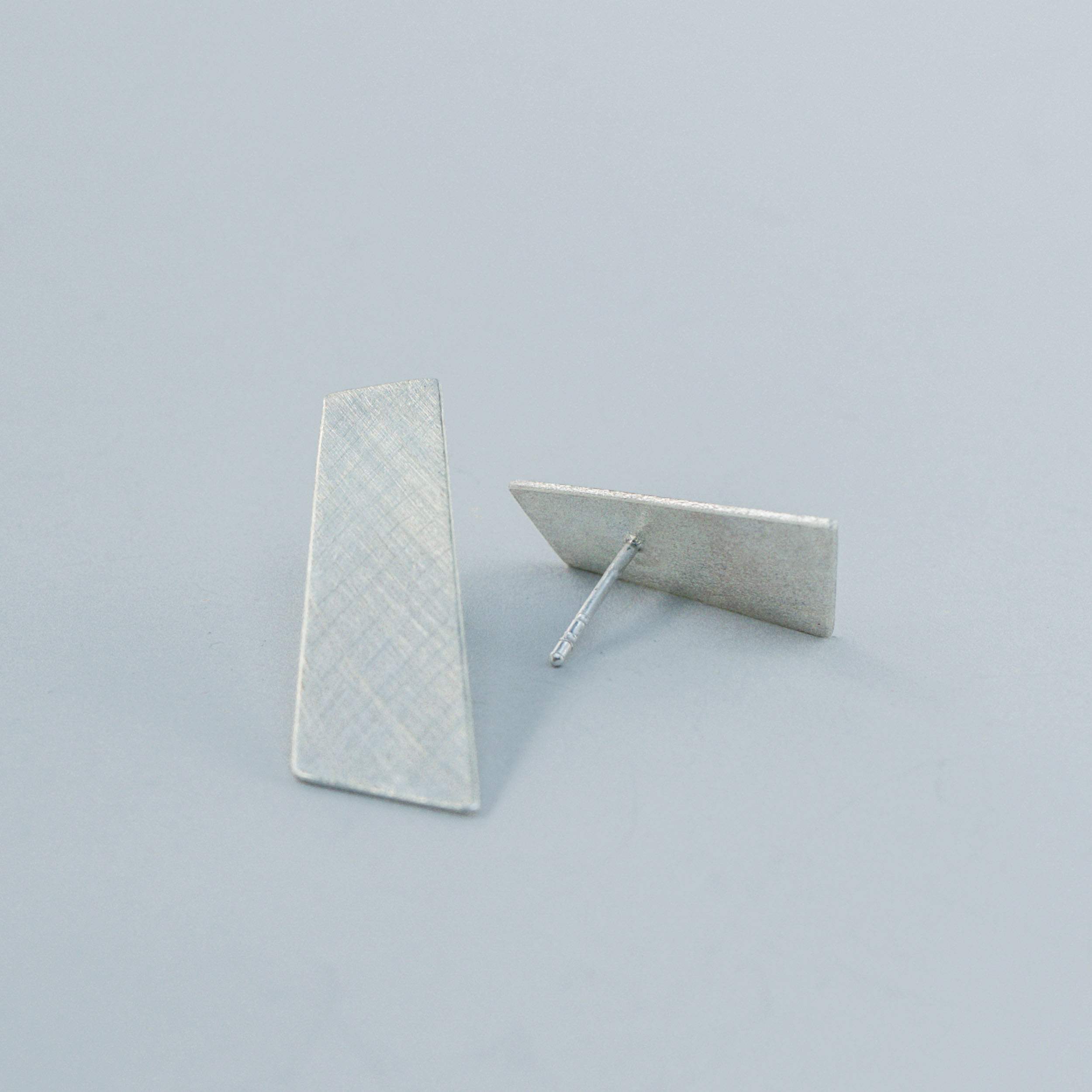 Small Mismatched Trapezoids Earrings