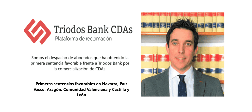 Primera Sentencia favorable por CDAs de Triodos Bank Vitoria – Álava