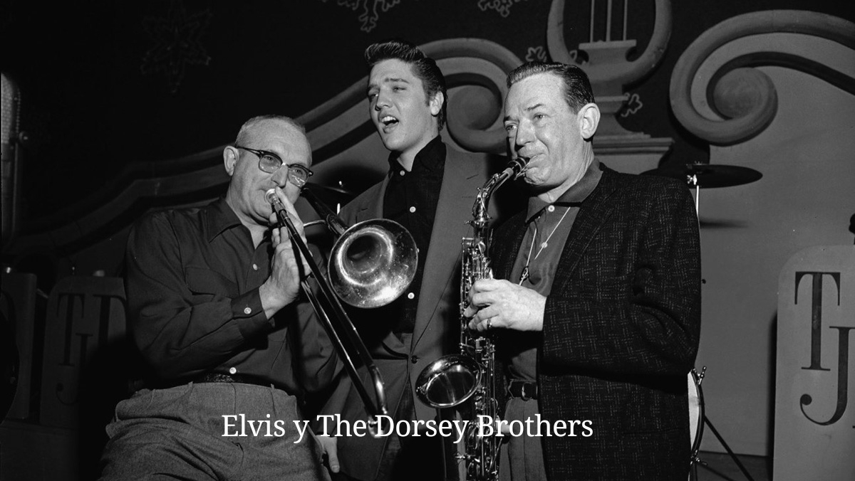 ELVIS PRESLEY THE DORSEY BROTHERS STAGE SHOW CBS Studio 50. Nueva York.