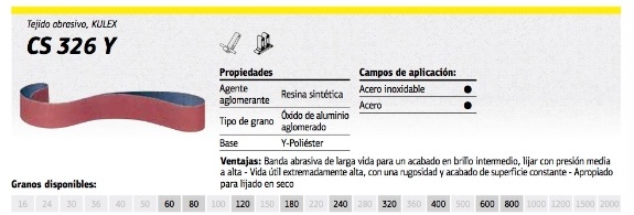 bandas cs326y klingspor