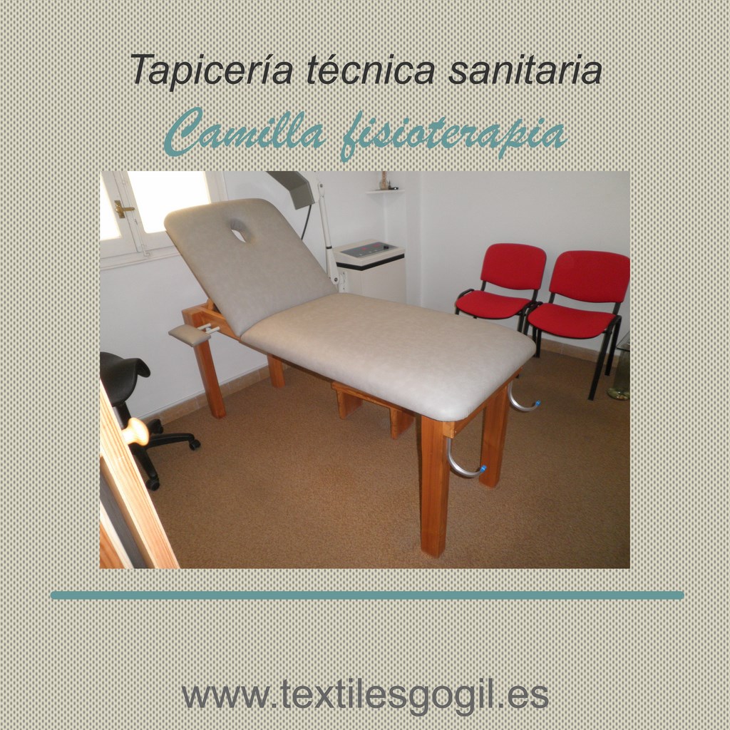 tapizamos todo tipo de mobiliario para centros clínicos, dentistas, fisioterapeutas, colegios, etc ...