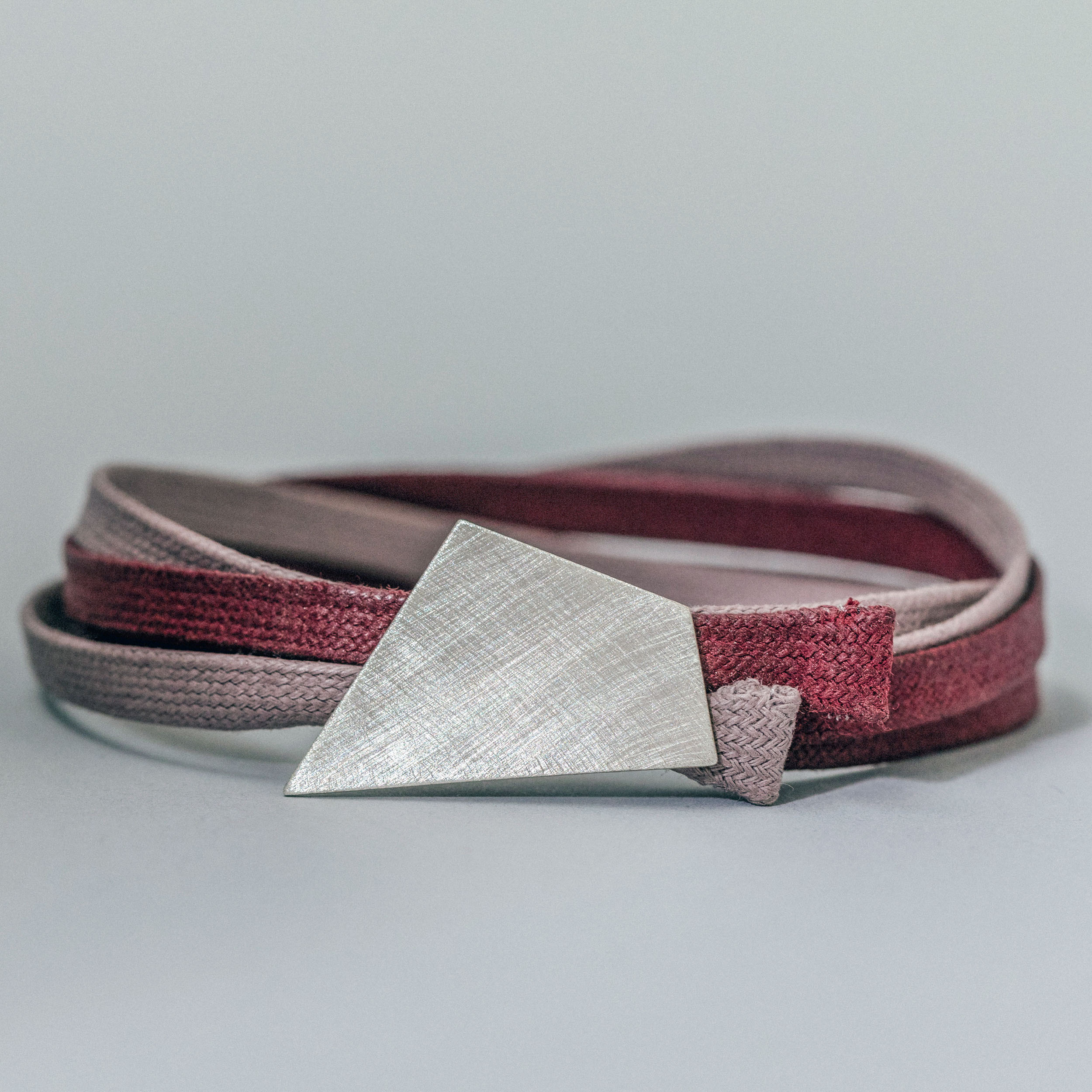 Fabric Trapezoids Bracelet