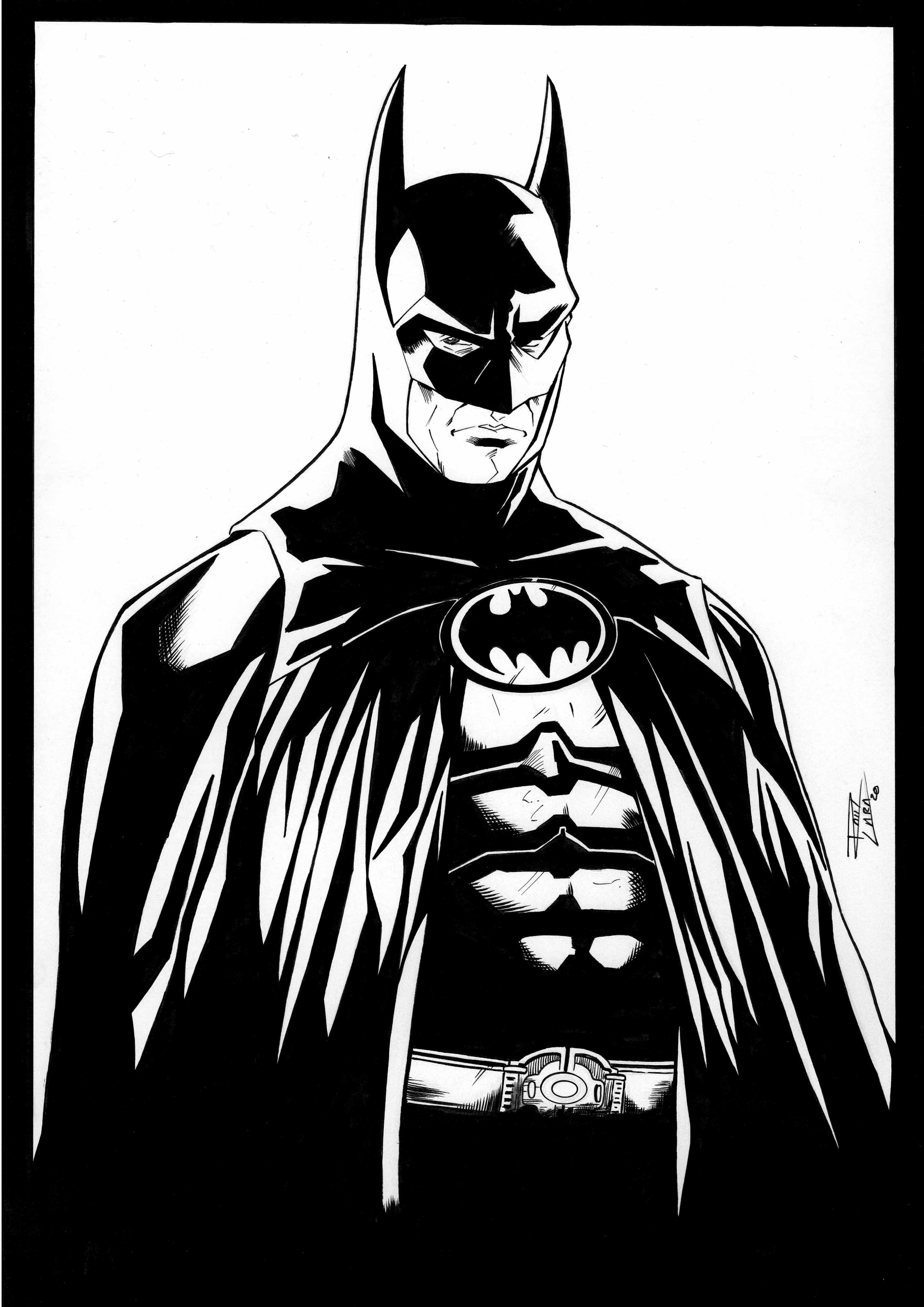 BATMAN RETURNS (Original art inks)