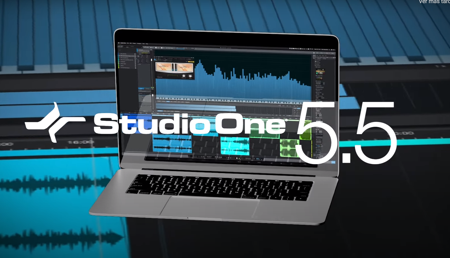 Actualización Studio One 5.5 de PreSonus con nuevas herramientas de masterización y más