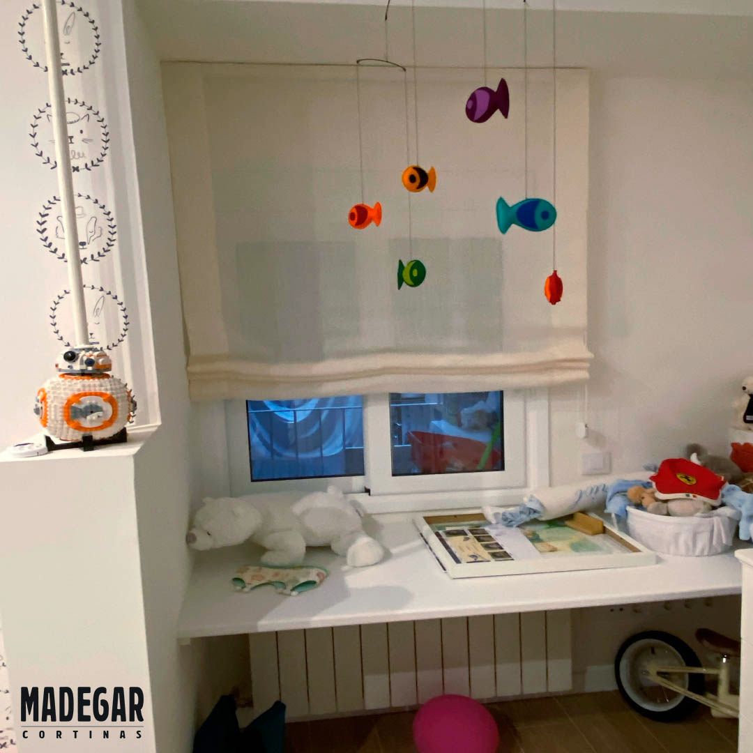 estores a medida-cortinas habitaciones infantiles-cortinas madegar