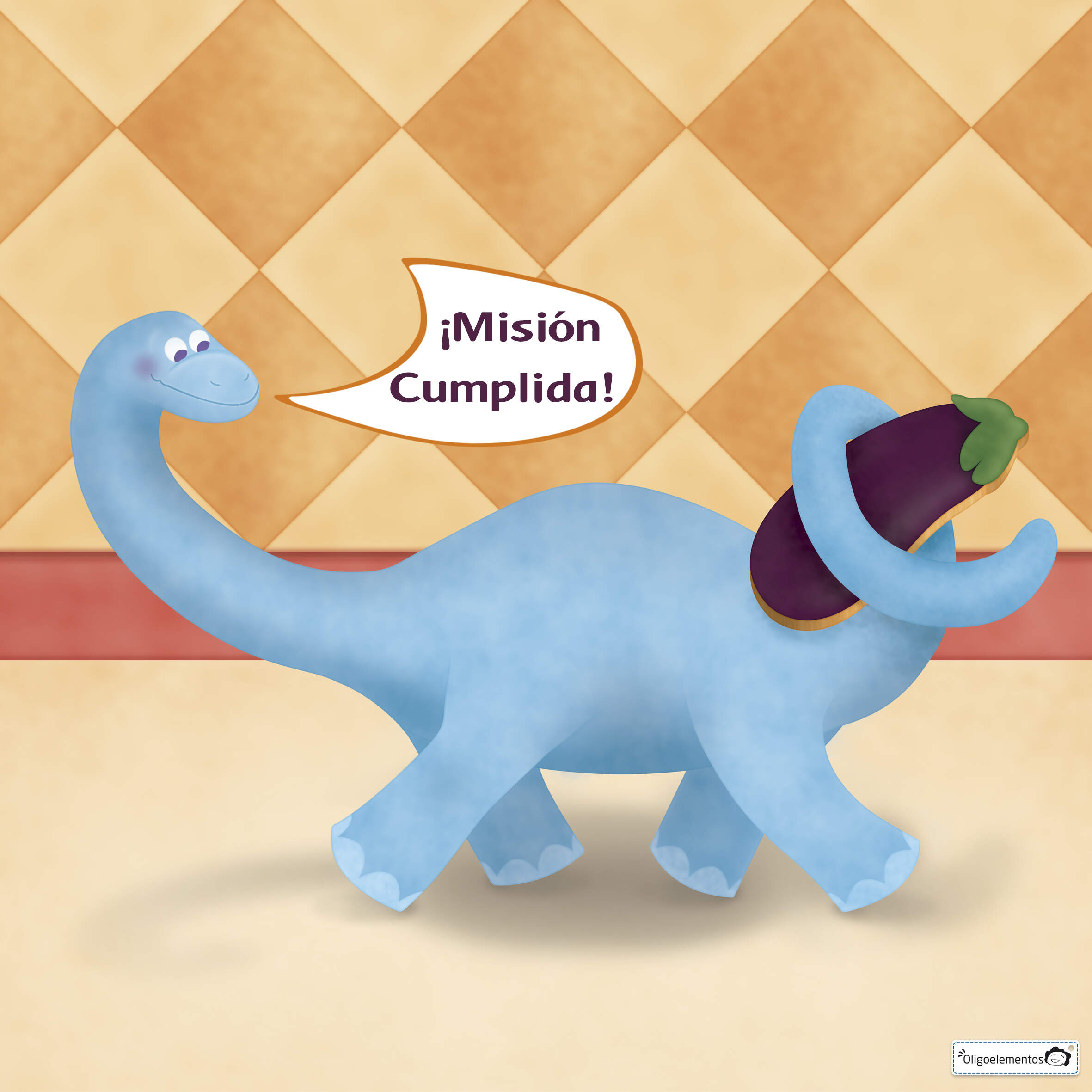 El Diplodocus es un muñeco que cobró vida de spués de recibir más de un millón de abrazos