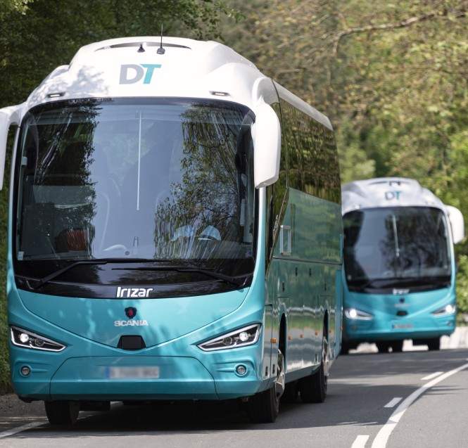 Autobuses en carretera